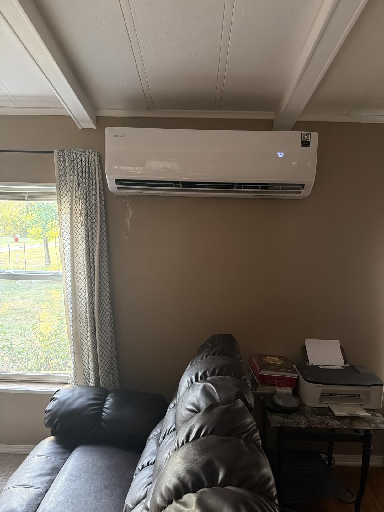 DELLA Econo Series 11500 BTU Mini Split Air Conditioner, 230V 17 SEER2 with Heat Pump, Cools up to 550 Sq.Ft, Wifi Enabled AC & Heater Ductless Inverter System, Works with Alexa, 16.4ft Kit customer photo 1