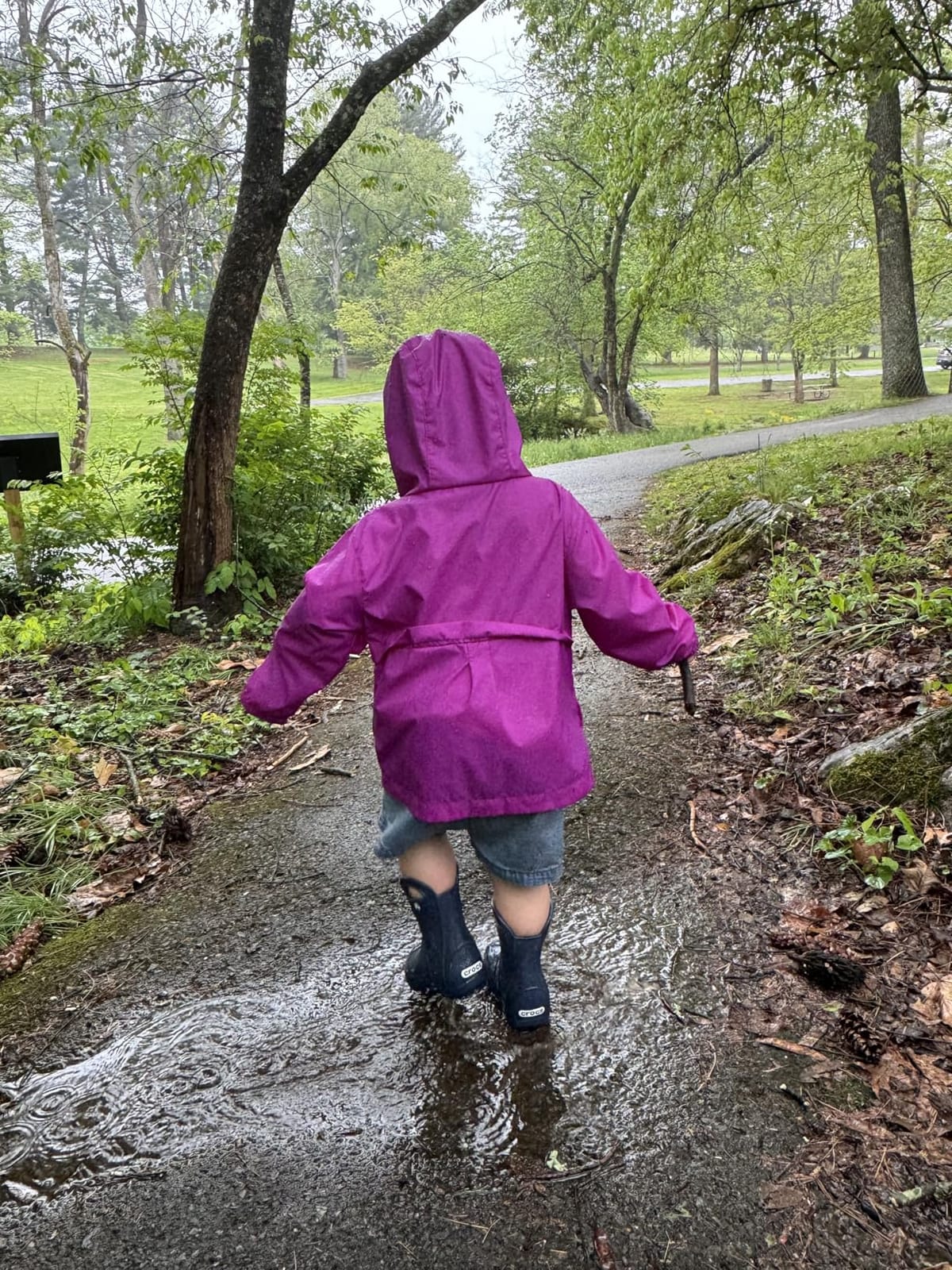 Crocs Kids' Handle It Rain Boots | Waterproof Slip On Shoes | Kids' Rain Boots customer photo 2