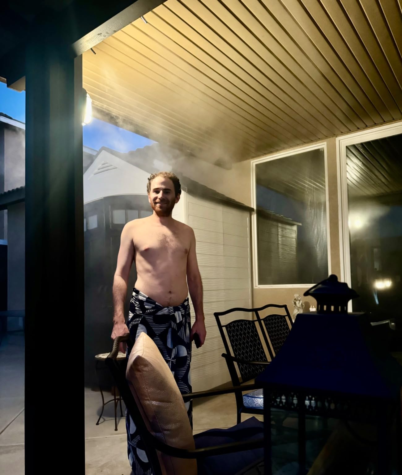 1000 PSI App-Controlled Misting System, 50 Nozzles, 100 Ft Stainless Steel customer photo 1