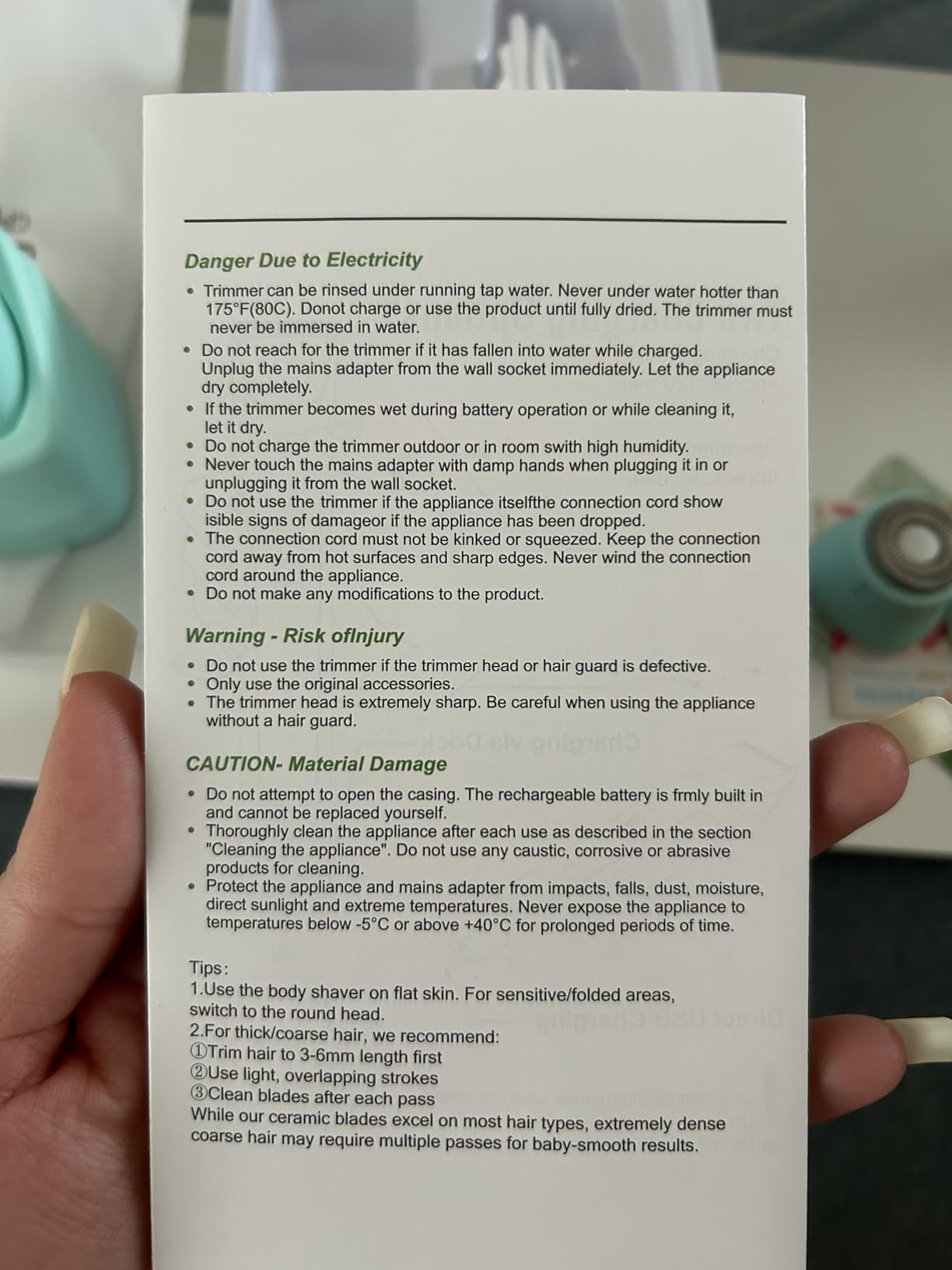 Risina 2-in-1 Bikini Trimmer for Women, Electric Razors for Women, Gifts customer photo 1