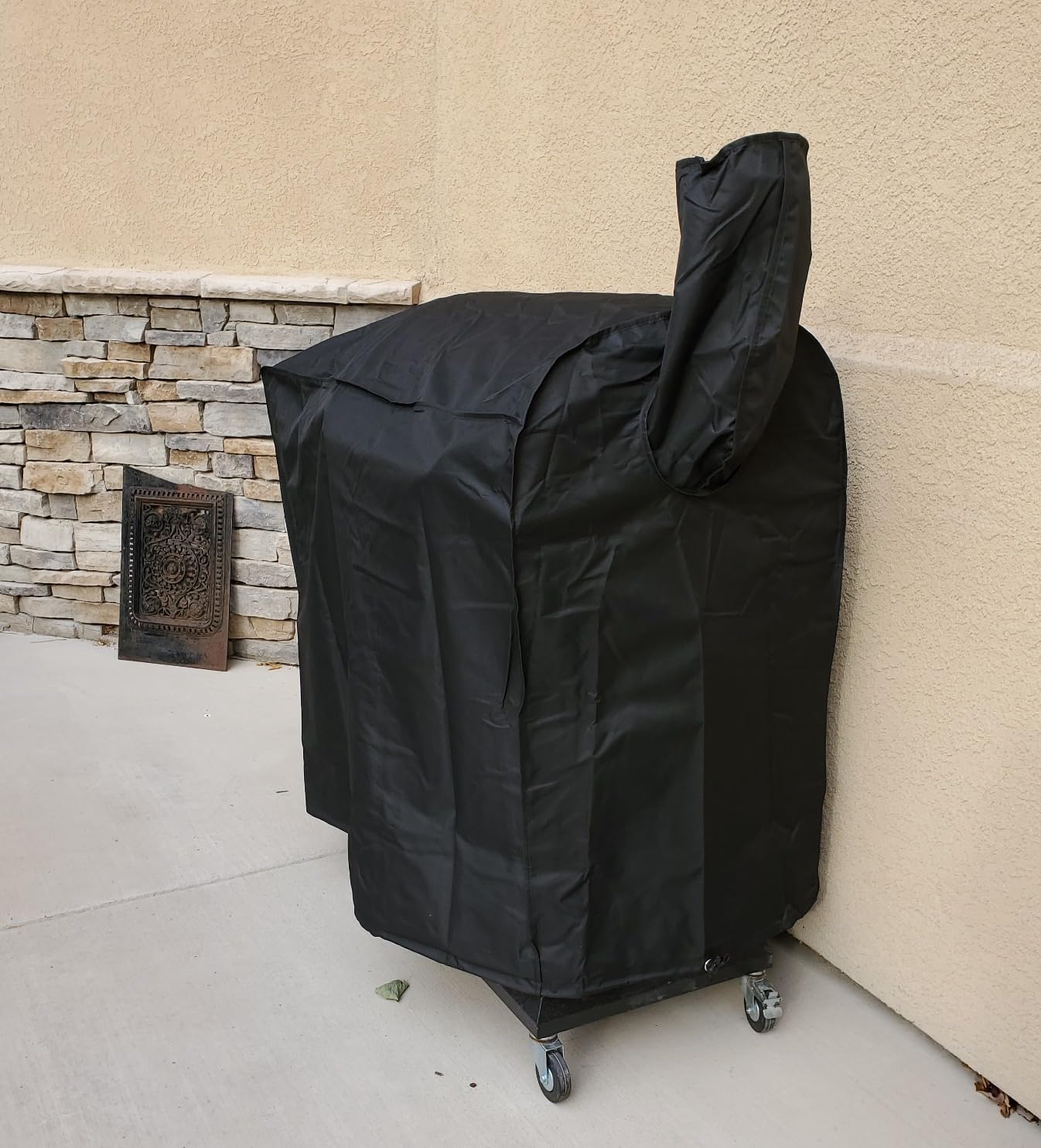 Heavy Duty 600D Grill Cover Compatible with Z Grill ZPG-700D Series Wood Pellet and 450 Series 550 Series ZPG-450A ZPG-550B, Z Grills 10502B, UV Fade Resistant Full Length Cover customer photo 2