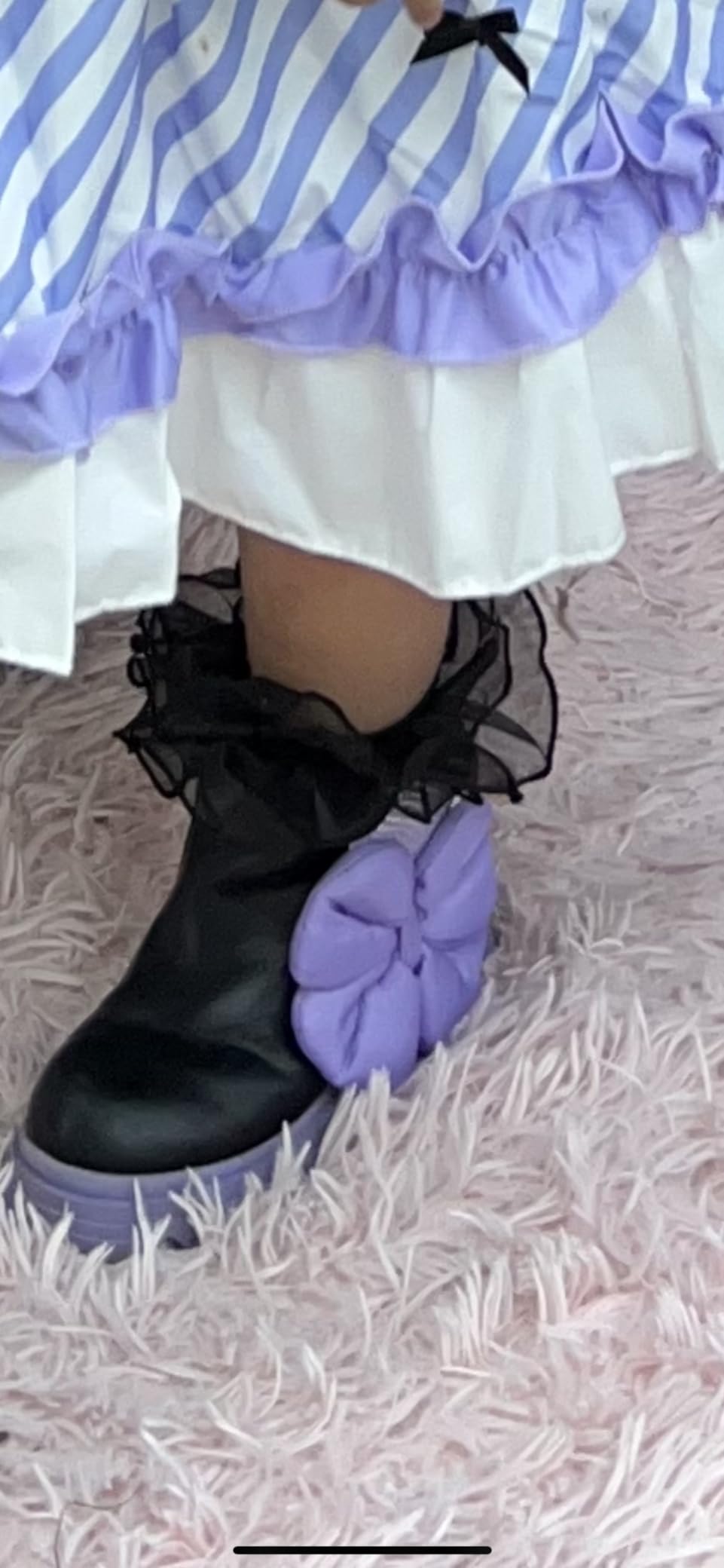 DREAM PAIRS Girls Combat Ankle Chelsea Boots | girls Chelsea boots Soft breathable upper with cushioned insole and water resistant outsole for dress up and daily play customer photo 1
