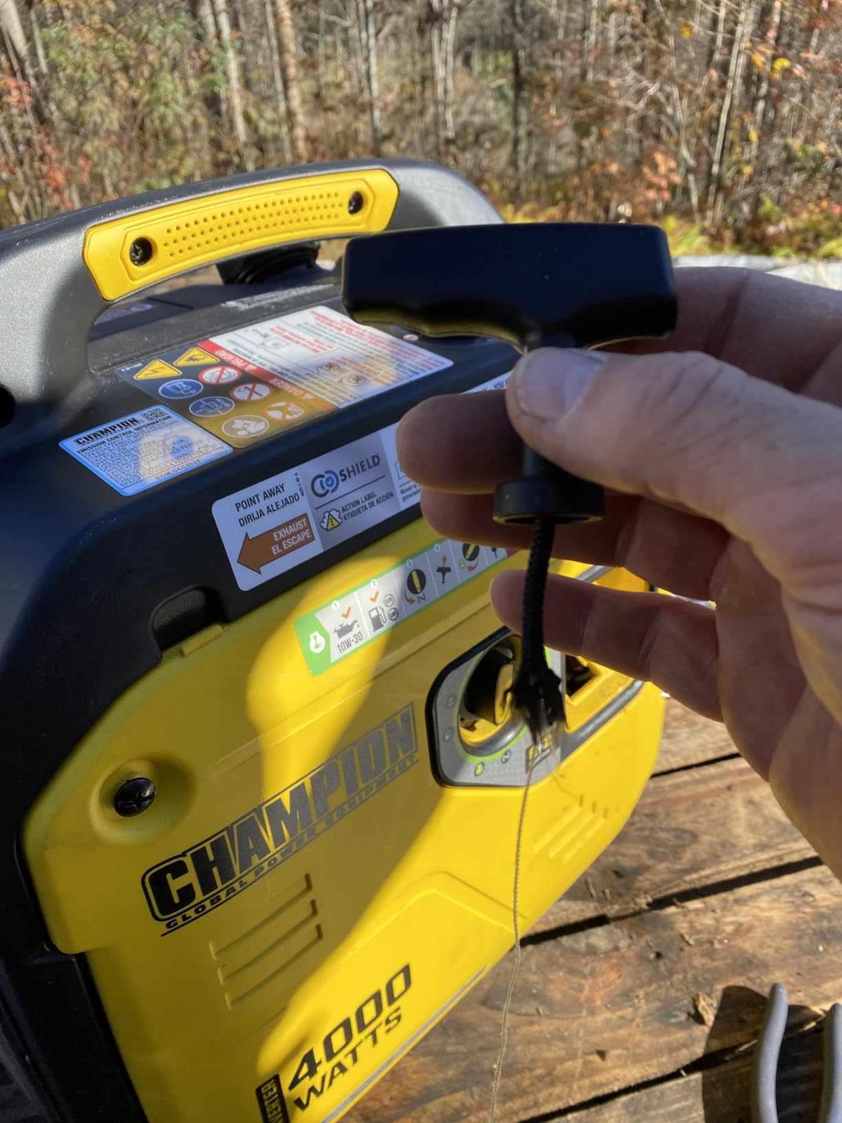 Champion 4000-Watt RV Ready Portable Inverter Generator customer photo 2