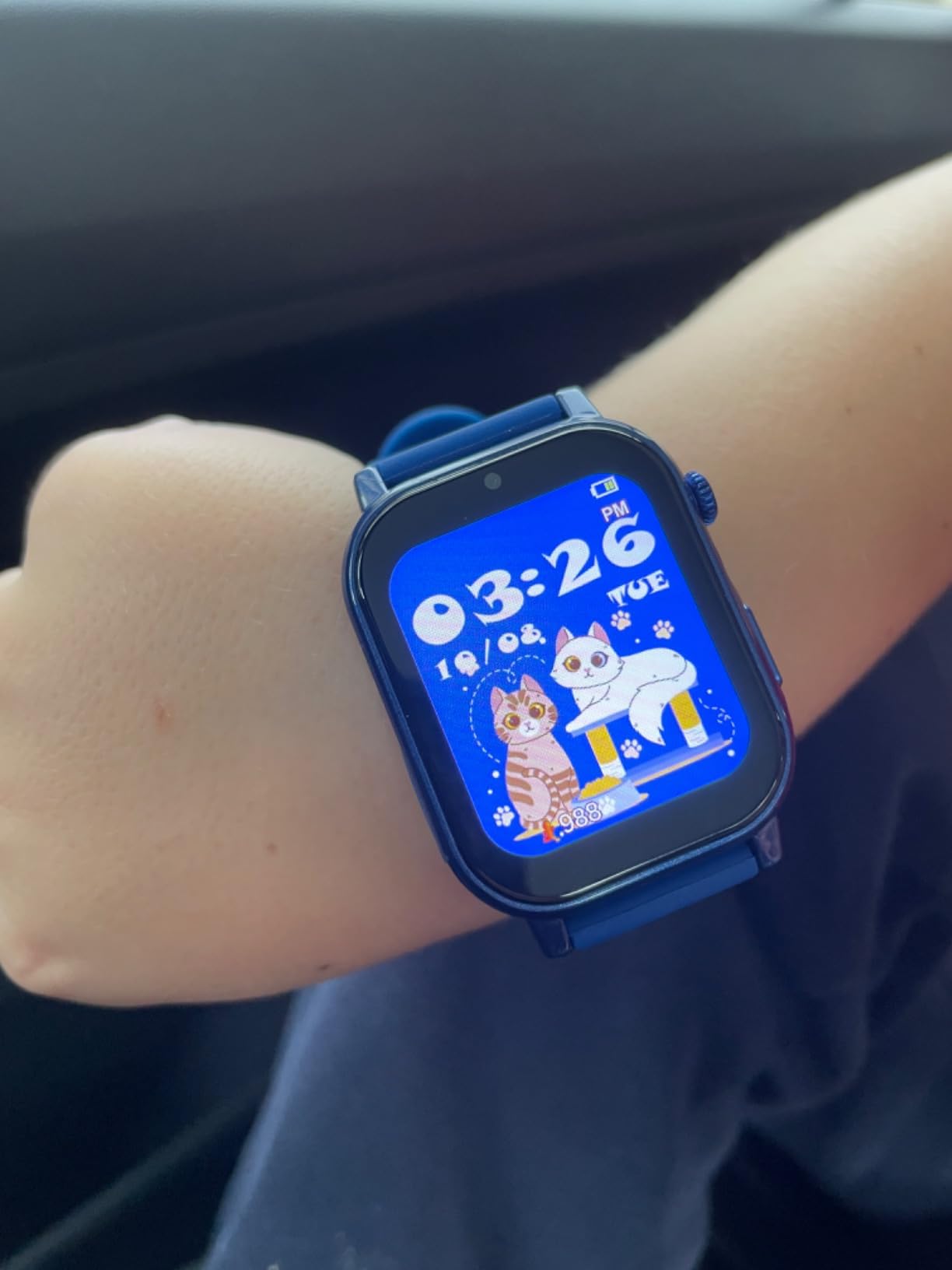Kids Smart Watches Girls Gift Ages 3-12 with 32 Puzzle Games, Camera, Music customer photo 1