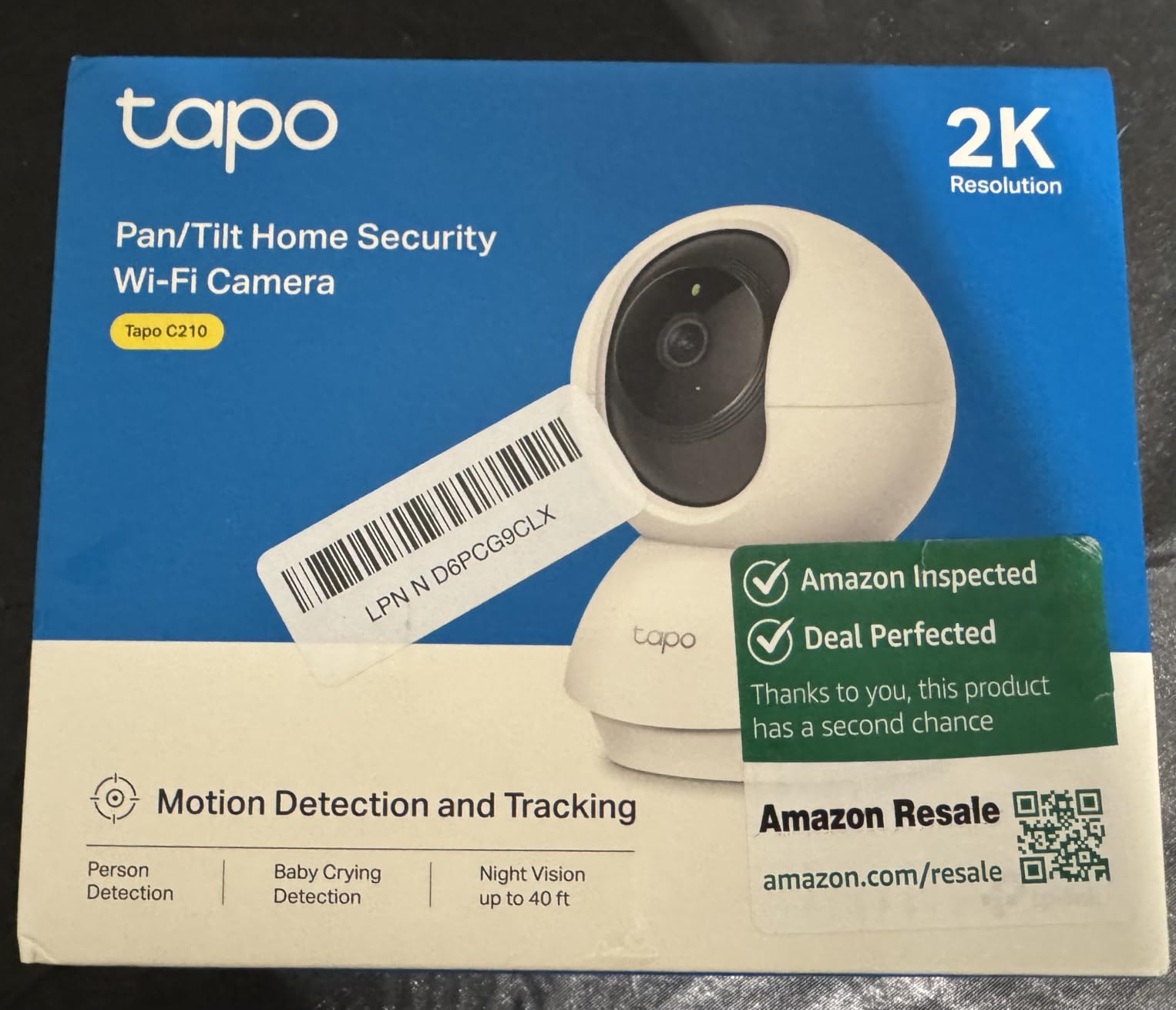 Tapo 2K Pan Tilt Security Camera for Baby Monitor, Dog Camera,C211(2-Pack) customer photo 1
