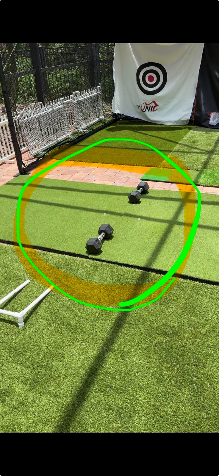 Bltend Golf Mat 36mm: 5x4ft/6x4ft Golf Hitting Mat Practice Outdoor Indoor customer photo 2