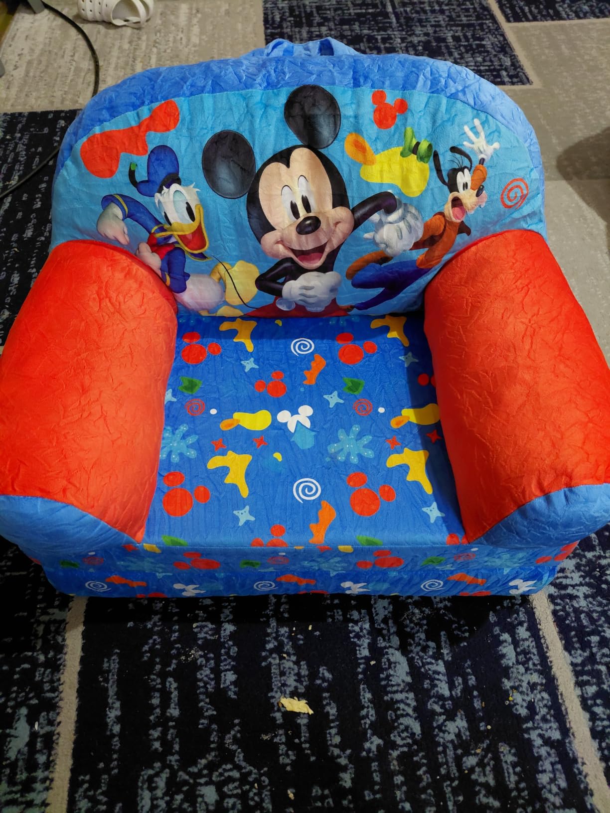 Delta Children - Minnie Mouse Cozee Buddy Flip-Out Kids Chair, Pink customer photo 2