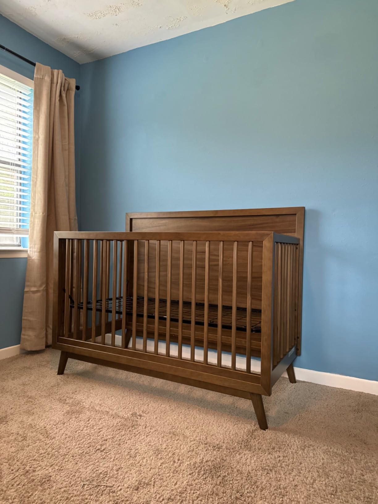 Babyletto Palma 4-in-1 Convertible Baby Crib, Taupe customer photo 1
