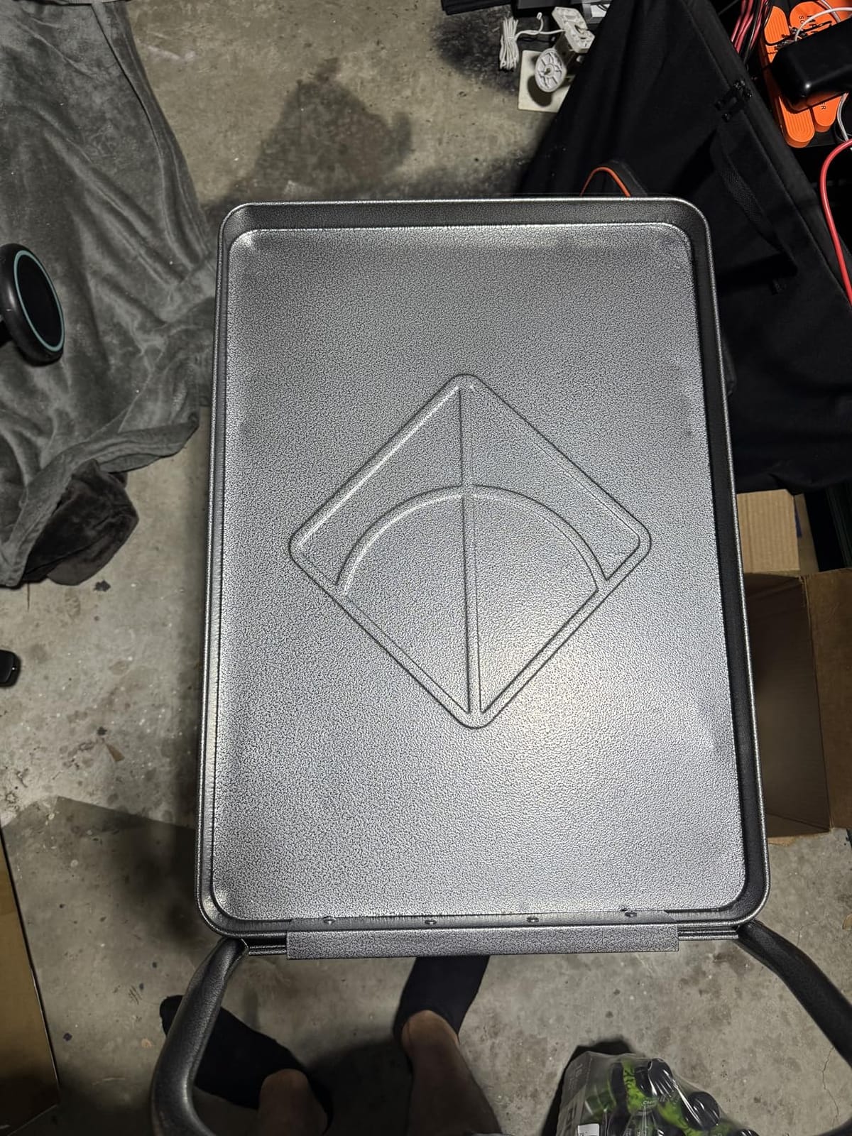 Heavy Duty Push Cart Dolly (700 lbs), 2 Tier Foldable Platform Hand Truck customer photo 1