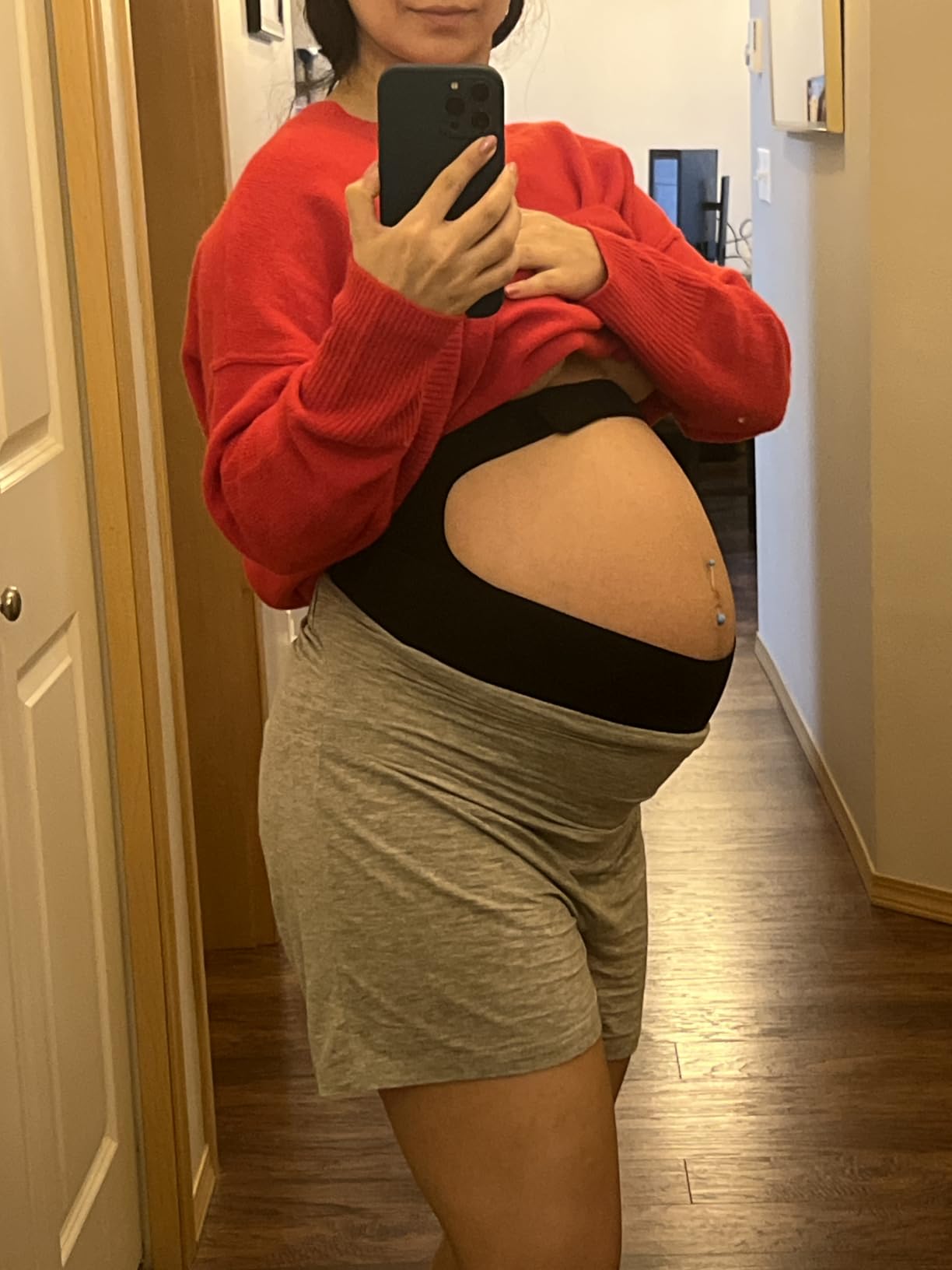 Momcozy Pregnancy Belly Band, CozySupport 3D Ergonest Maternity Belly Band customer photo 1