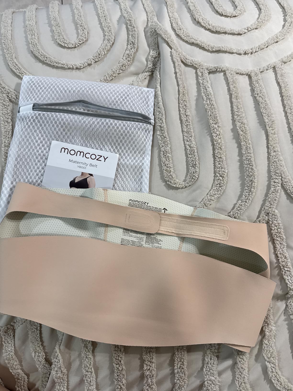 Momcozy Pregnancy Belly Band, CozySupport 3D Ergonest Maternity Belly Band customer photo 1