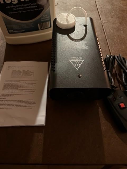 VIRFUN Fog Machine, Smoke Machine for Halloween, Party, 500W | Wired Remote Control, Auto Mode Spray, 17 oz Tank, for Stage Effect, Outdoor, Indoor customer photo 1