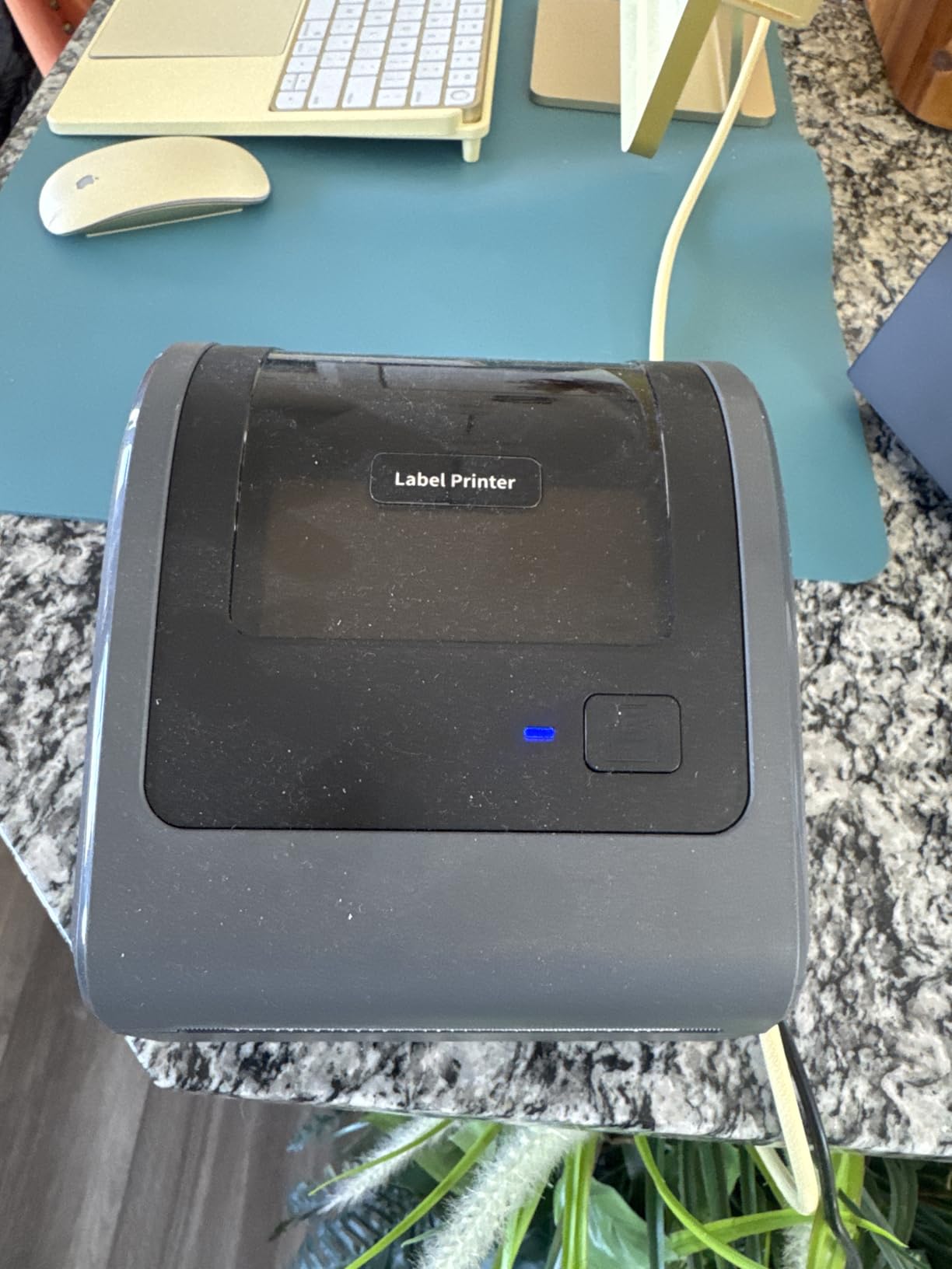 Bluetooth Shipping Label Printer with Built-in Label Bin | D450BT 4x6 Thermal Label Printer for Shipping Packages, Thermal Printers Compatible with Android, iPhone, Windows, macOS, UPS customer photo 2