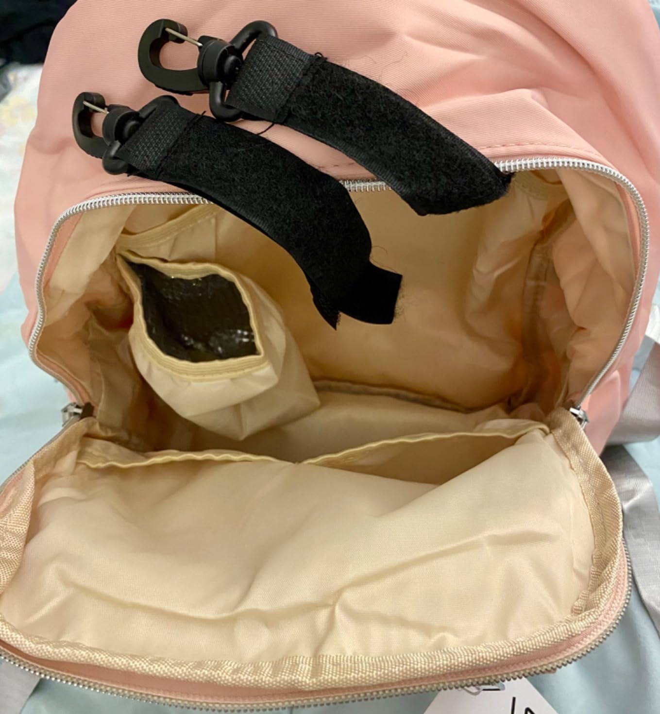 Small Diaper Bag Backpack, Mini Diaper Bag Purse with 10 Pockets customer photo 2