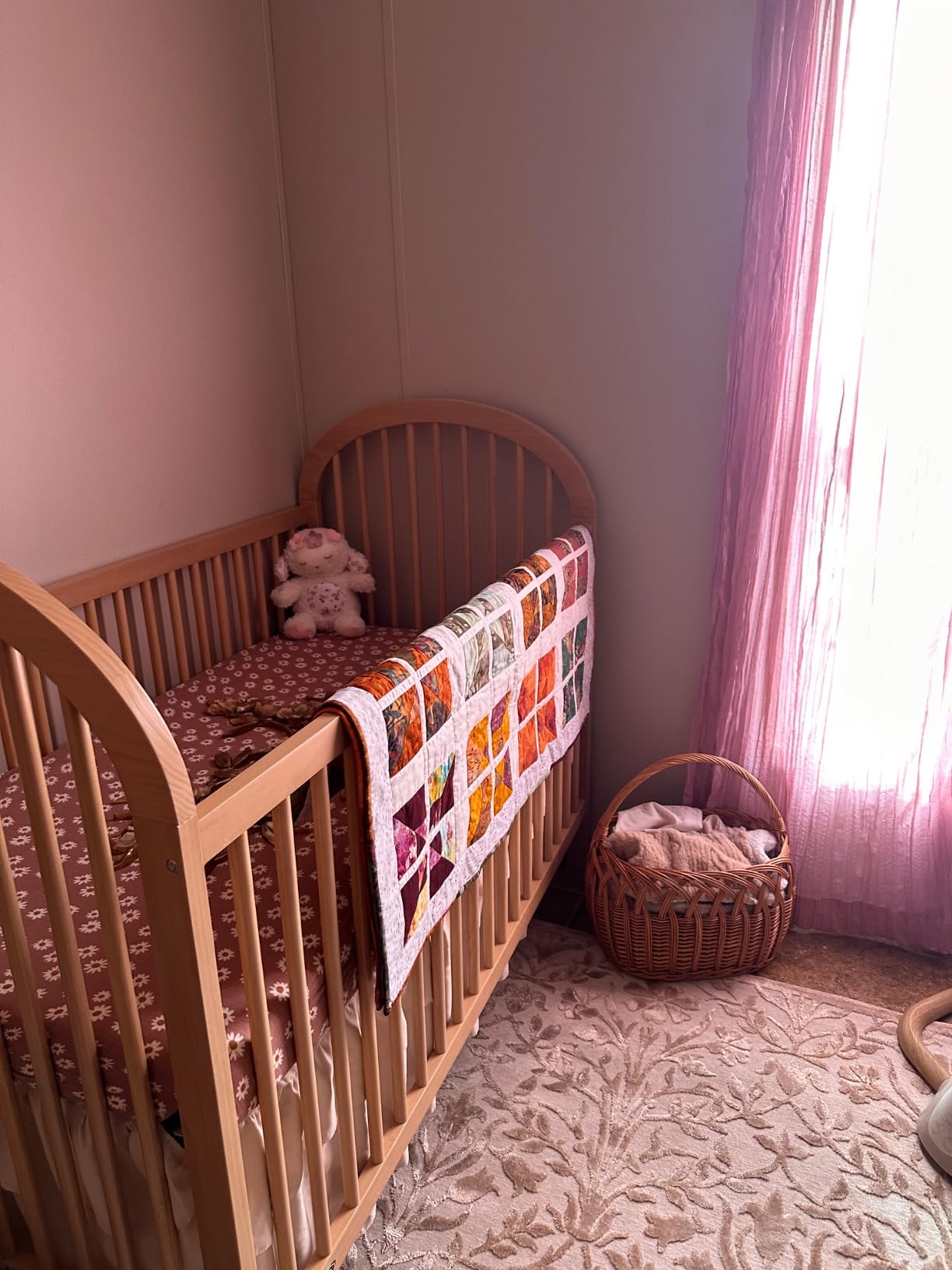 Graco Olivia 3-in-1 Convertible Crib, Hazelnut | GREENGUARD Gold Certified, Solid Wood customer photo 2
