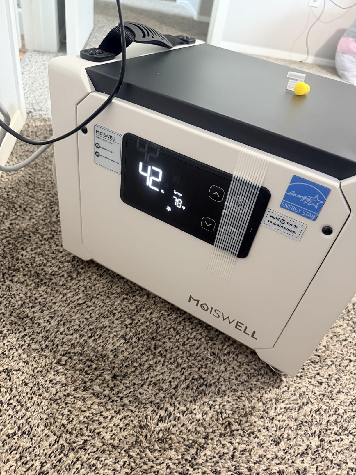70 Pints Commercial Dehumidifier with Pump for Crawlspace Basement customer photo 2