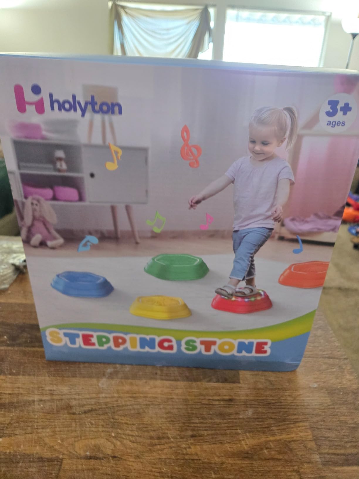 Holyton Light-Up Musical Stepping Stones for Kids, 5 Pack customer photo 1