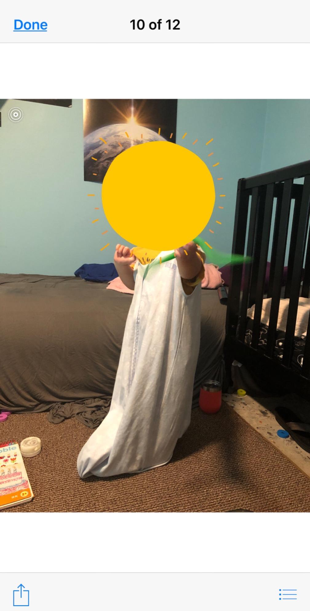 HALO SleepSack, 100% Cotton Wearable Blanket, Swaddle Transition Sleeping Bag, TOG 0.5 customer photo 2