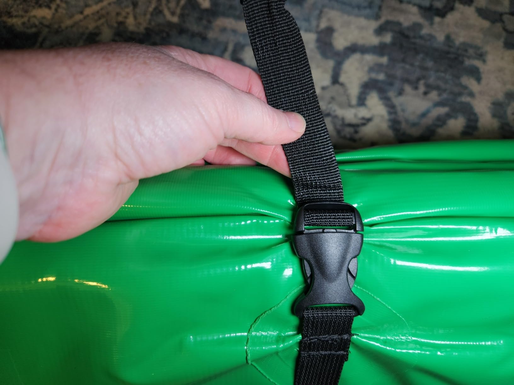 FLASHDRY Portable Spill Containment Berm, Folding Duck Pond, 4'' x 4'' | Reusable Oil, Fuel, Chemical Spill Containment Tray, UV-Resistant PVC, Heavy-Duty, Easy Setup, Garage & Industrial Use customer photo 2