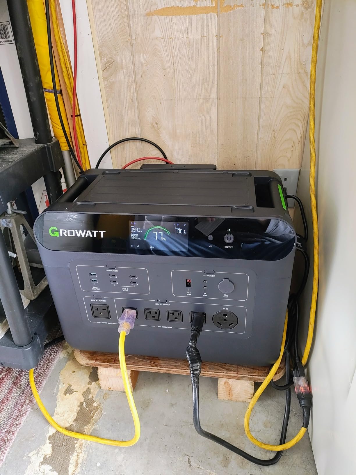 GROWATT HELIOS 3600 Portable Power Station, 3600Wh LFP Solar Generator customer photo 2