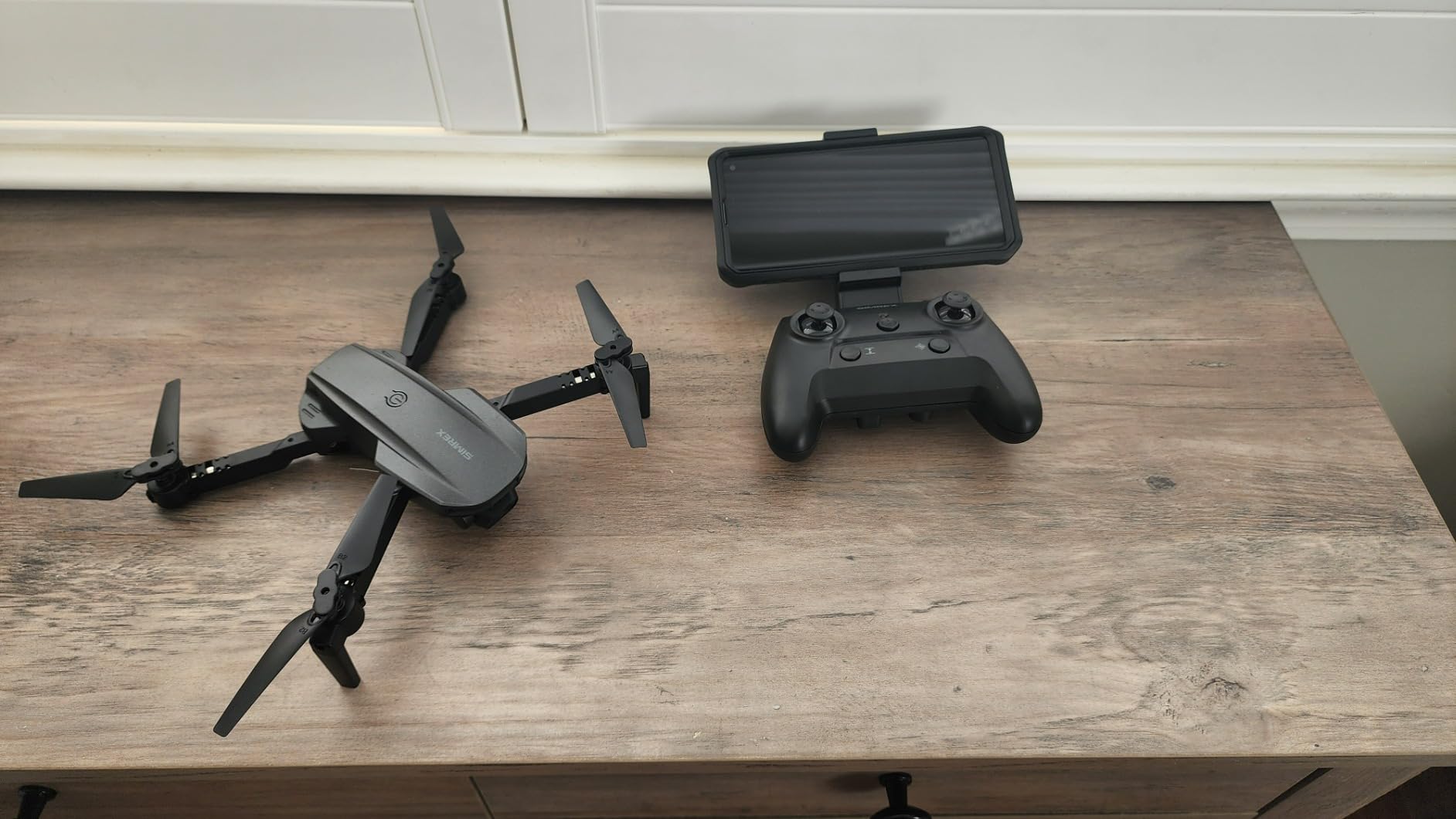 SIMREX Drone With Camera for Kids Beginner & Adults - Foldable RC Quadcopter with Altitude Hold, Optical Flow Positioning, Indoor Mini Drone with One Key Start, Headless Mode, 3D Flip, Gift for Boys & Girls & Teenagers customer photo 2