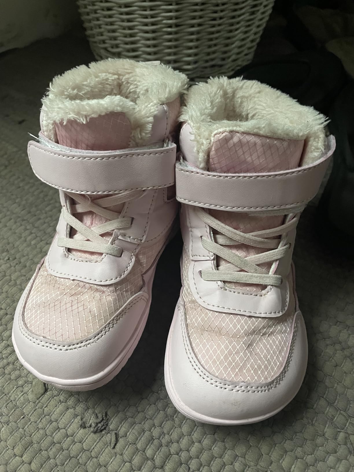 Toddler/Little/Big Kids Barefoot Shoes Girls Boys Winter Wide Toe Box Fur Lined Warm Anti-Slip Minimalist High Top Snow Boots customer photo 1