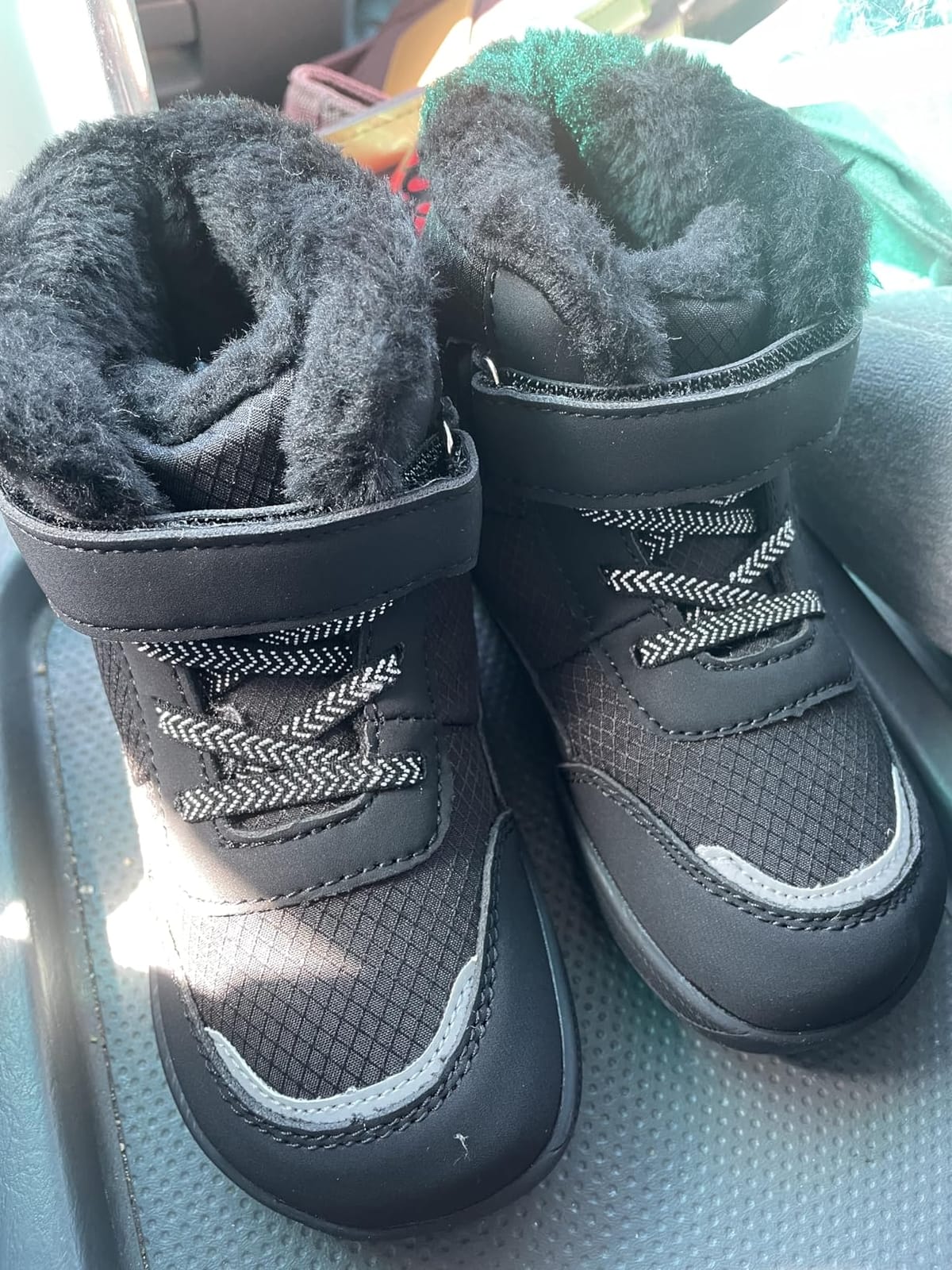 Toddler/Little/Big Kids Barefoot Shoes Girls Boys Winter Wide Toe Box Fur Lined Warm Anti-Slip Minimalist High Top Snow Boots customer photo 2
