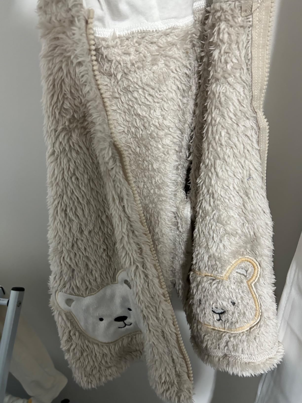 Unisex Baby Fleece Jacket Winter Sherpa Lined Hoodie For Girls Boys Cute Bear Ear Baby Outerwear 12M-5T customer photo 2