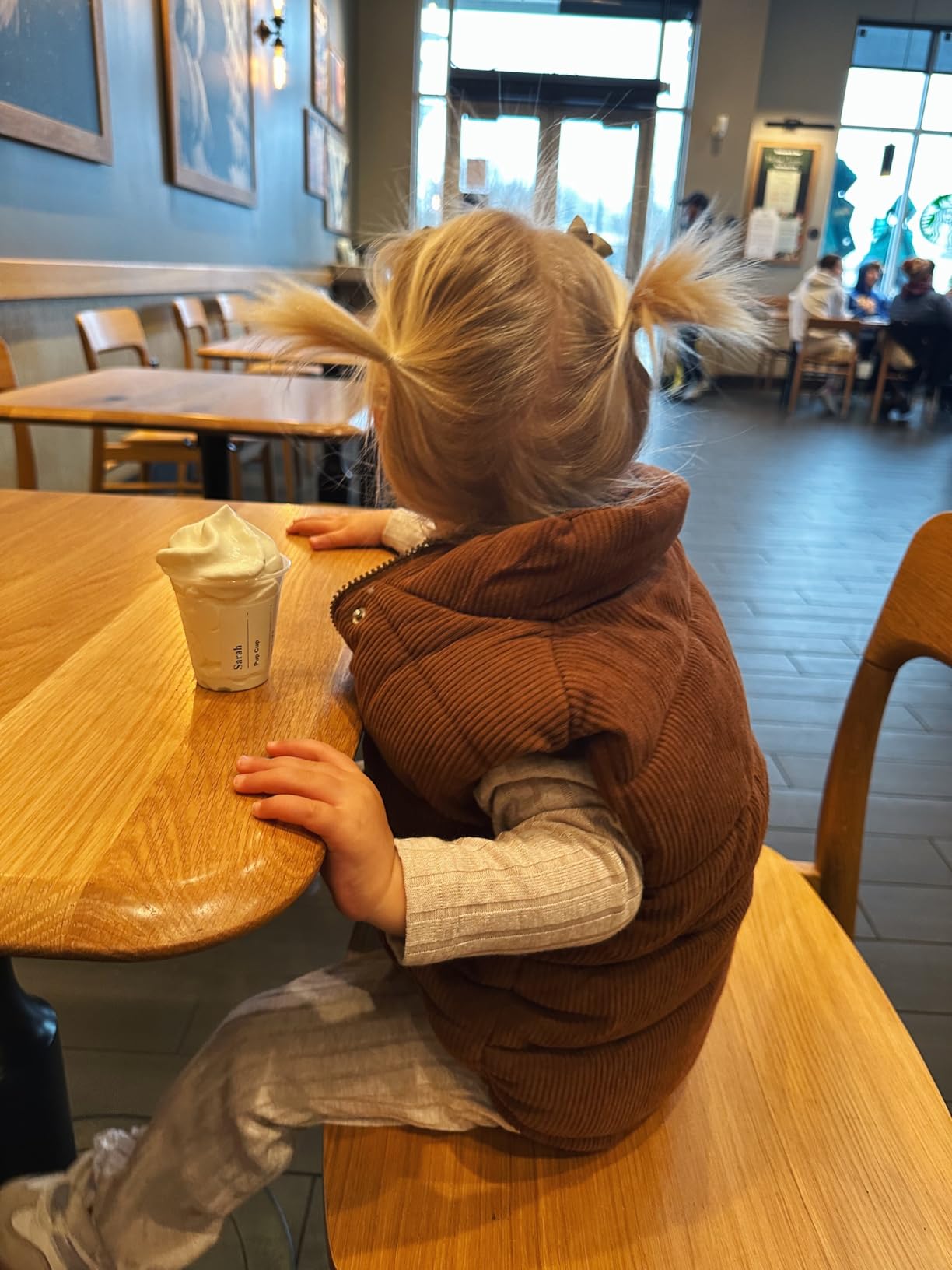Happy Cherry Corduroy Vest for Toddler Baby Sleeveless Winter Jacket Stand Collar Thick Warm Coat 1-10Y customer photo 1