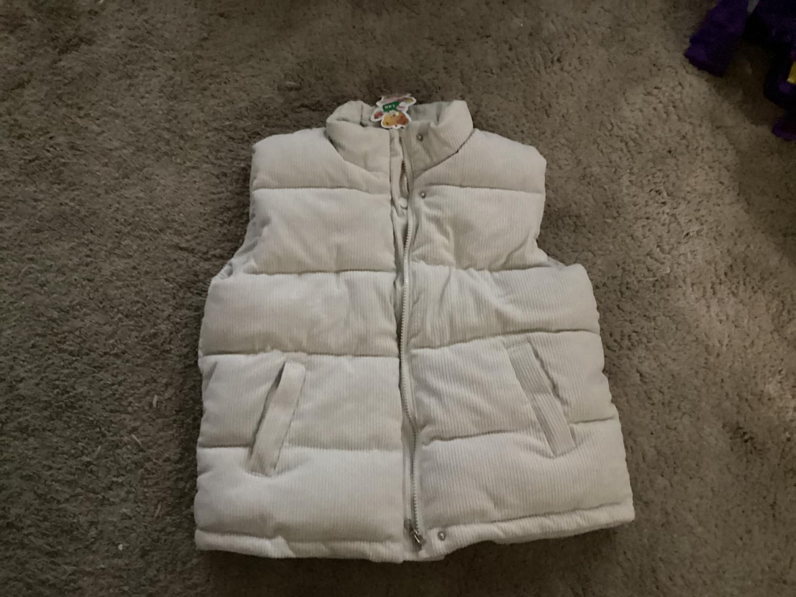 Happy Cherry Corduroy Vest for Toddler Baby Sleeveless Winter Jacket Stand Collar Thick Warm Coat 1-10Y customer photo 2