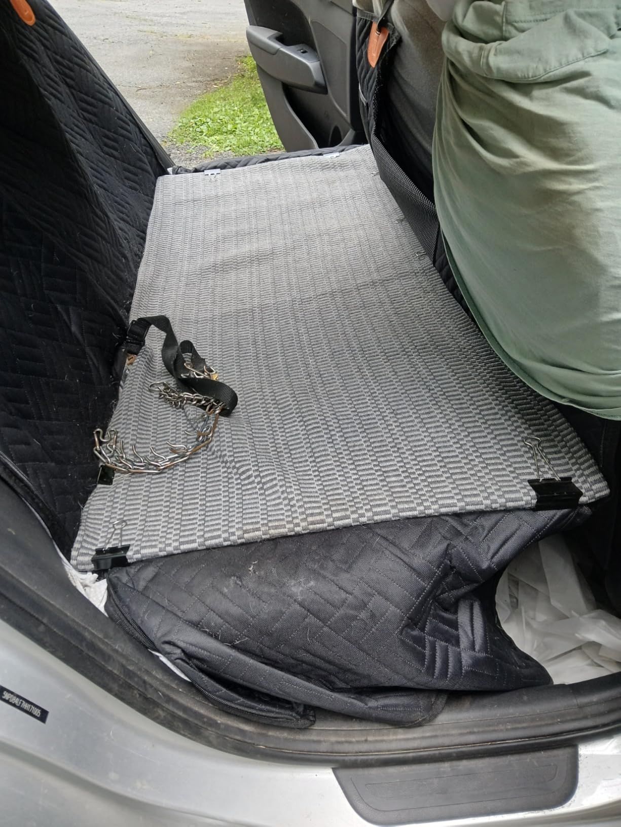 PROZAR Dog Car Seat Cover for Back Seat, Hard Bottom Back Seat Extender customer photo 2