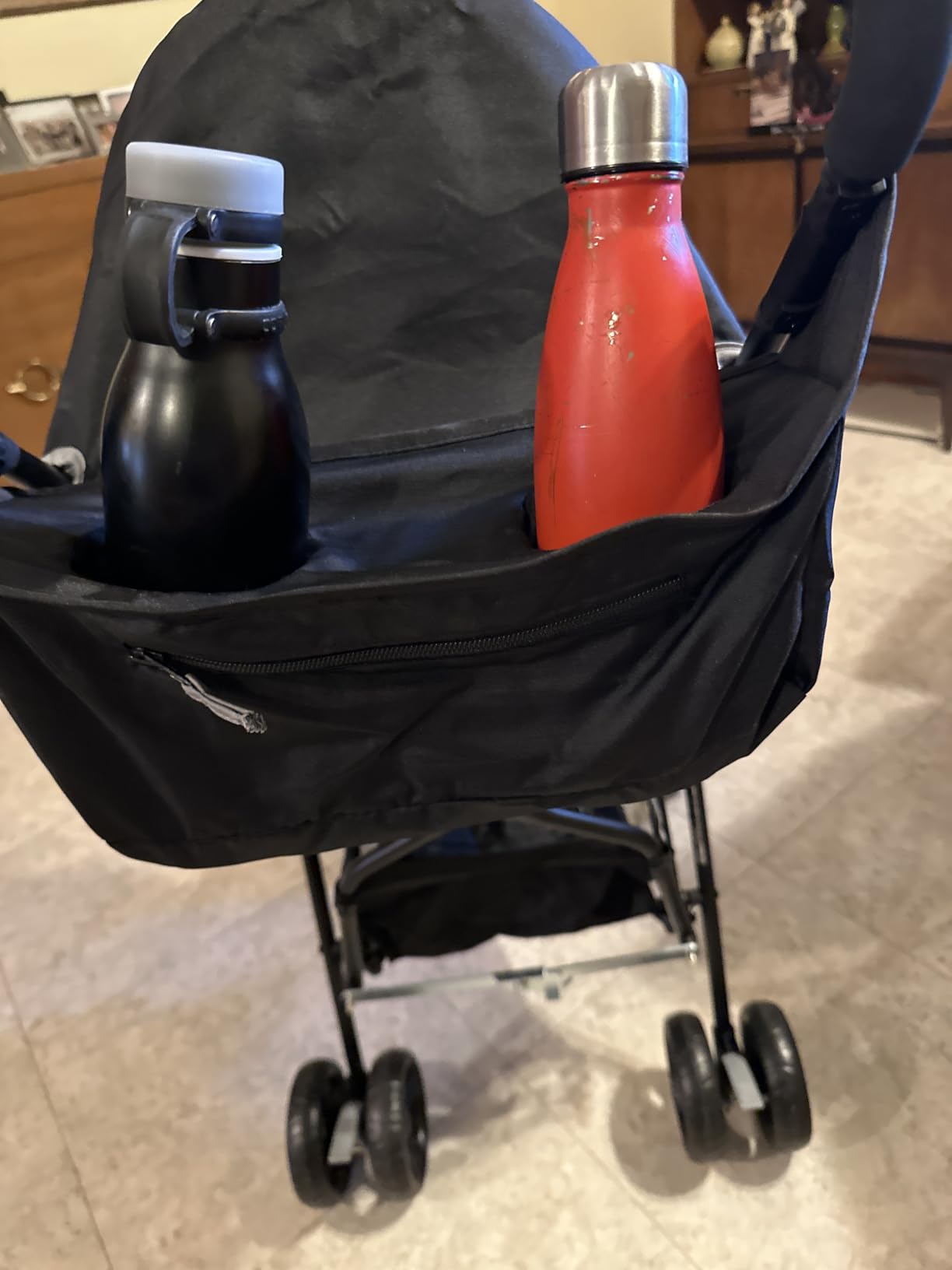 Ingenuity 3D Mini Convenience Stroller – Lightweight Stroller, Compact Fold, Multi-Position Recline, Canopy with Pop Out Sun Visor and More – Umbrella Stroller for Travel, Dusty Rose Pink customer photo 2