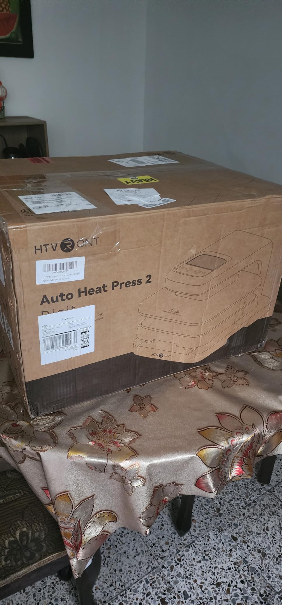 HTVRONT Auto Heat Press 2 - Adjustable Pressure Heat Press Machine 15X15 | Heats Up Fast & Evenly Heat Press with Higher Heating Height for HTV, Sublimation, Heat Transfer Projects customer photo 1
