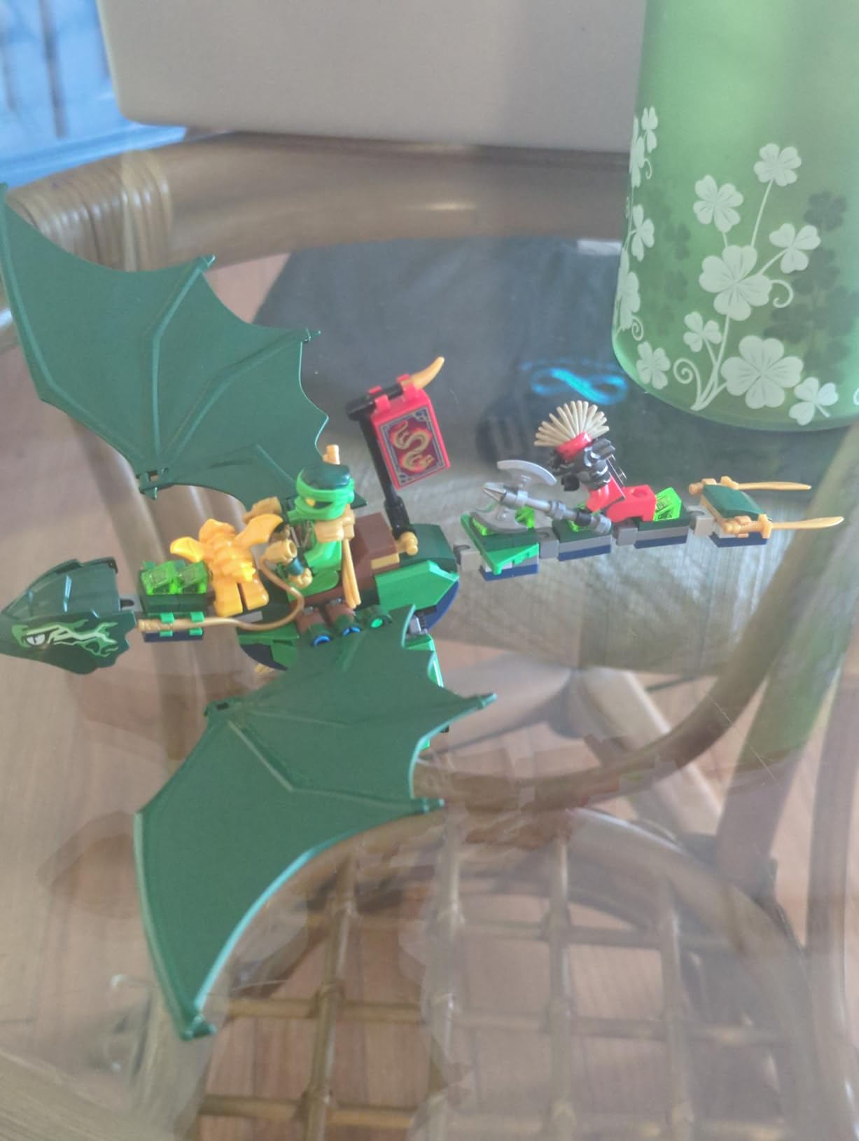 LEGO NINJAGO Lloyd's Green Forest Dragon Toy - Pretend Play Building Toy for Boys and Girls, Ages 6+ customer photo 2