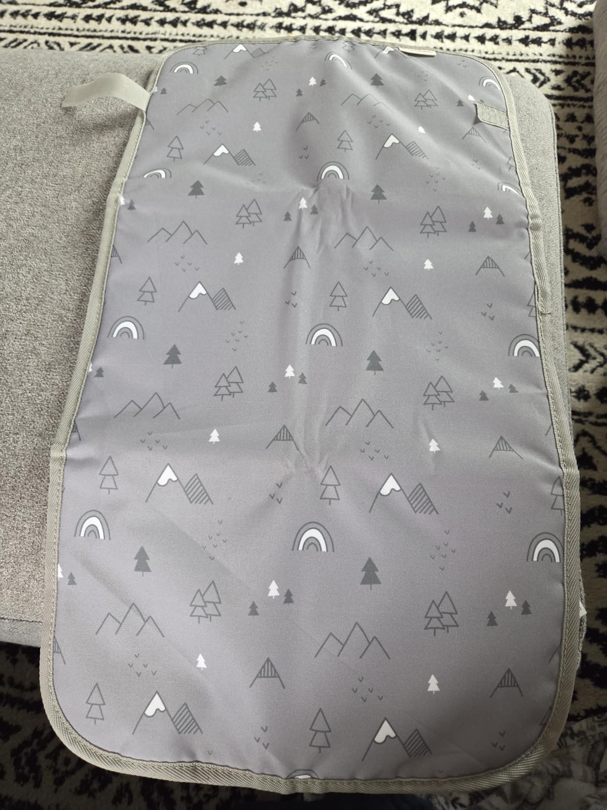 KeaBabies Portable Diaper Changing Pad, Easy Wipe Clean, 25x13 (Prairie) customer photo 1