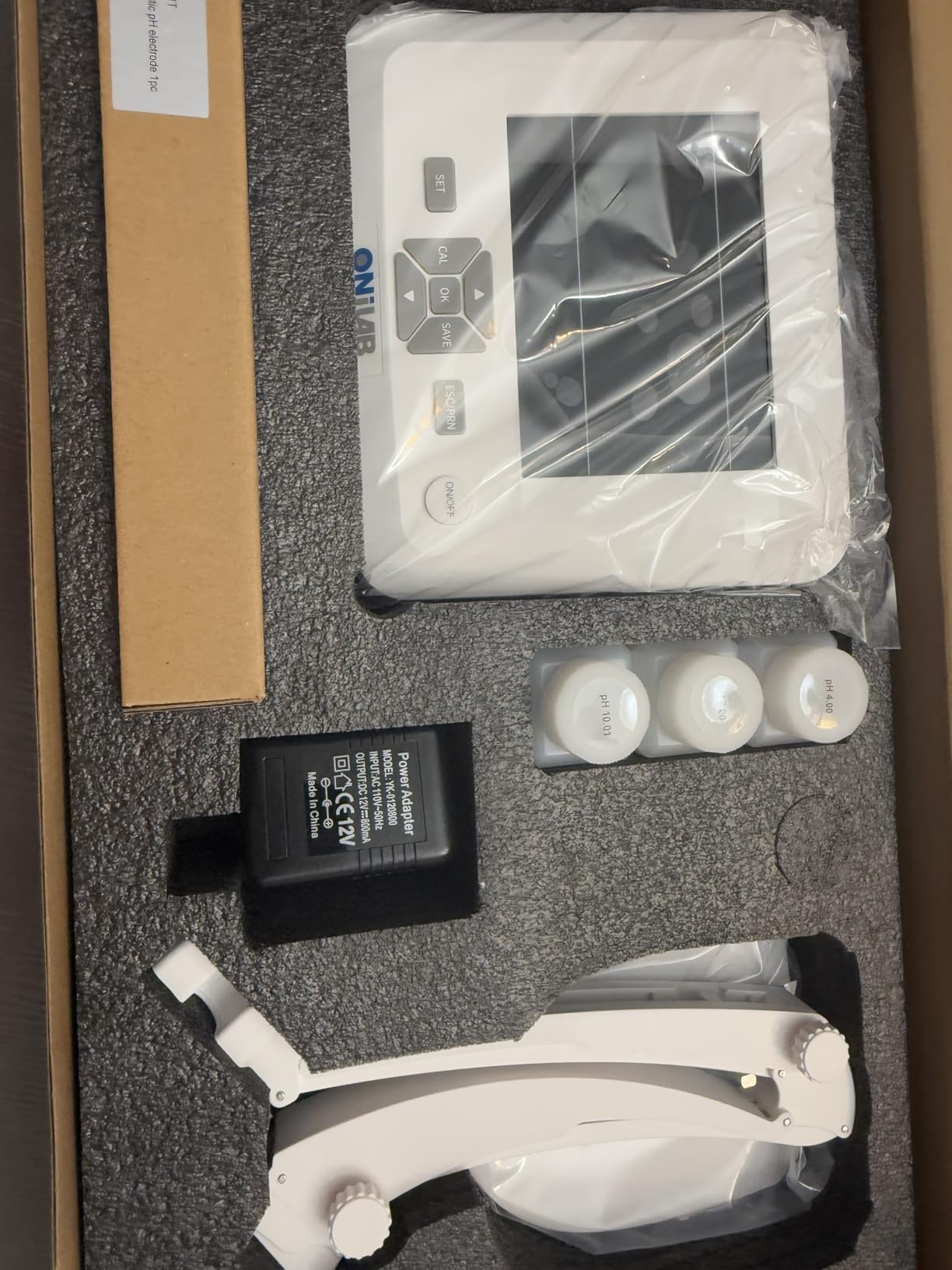 ONiLAB Benchtop PH Meter, 3-in-1 PH/Temp, Electrode customer photo 1