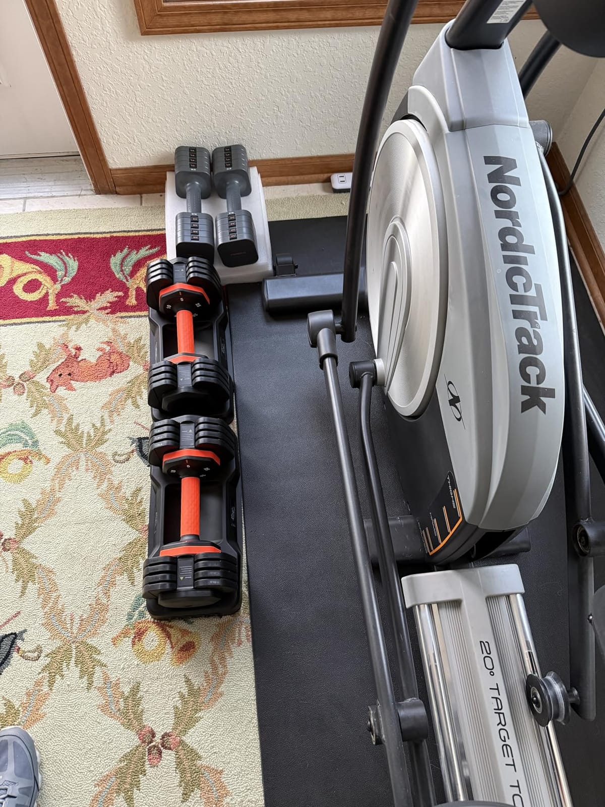 FEIERDUN DB3 5-in-1 Adjustable Dumbbell Set, 6LB/10LB Pair Adjustable Weights for Women at Home, Dual Locking Stable Hand Weights with TPU Soft Handle, Home Gym, Rehab, Pilates, Yoga, Strength Training customer photo 2
