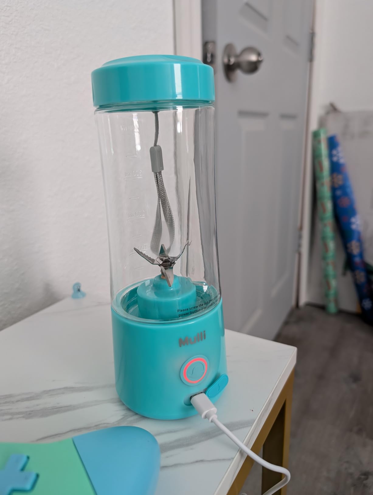 Mulli Portable Blender,14oz USB-C Rechargeable Mixer,BPA-Free customer photo 1