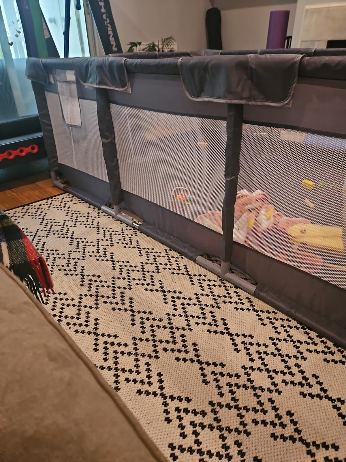 Extra Large Baby Playpen 79×79 Inch, Playpen with 2 Zipper Door for Babies and Toddlers, Play Pen Pin Indoor Outdoor Baby Play Fence customer photo 2