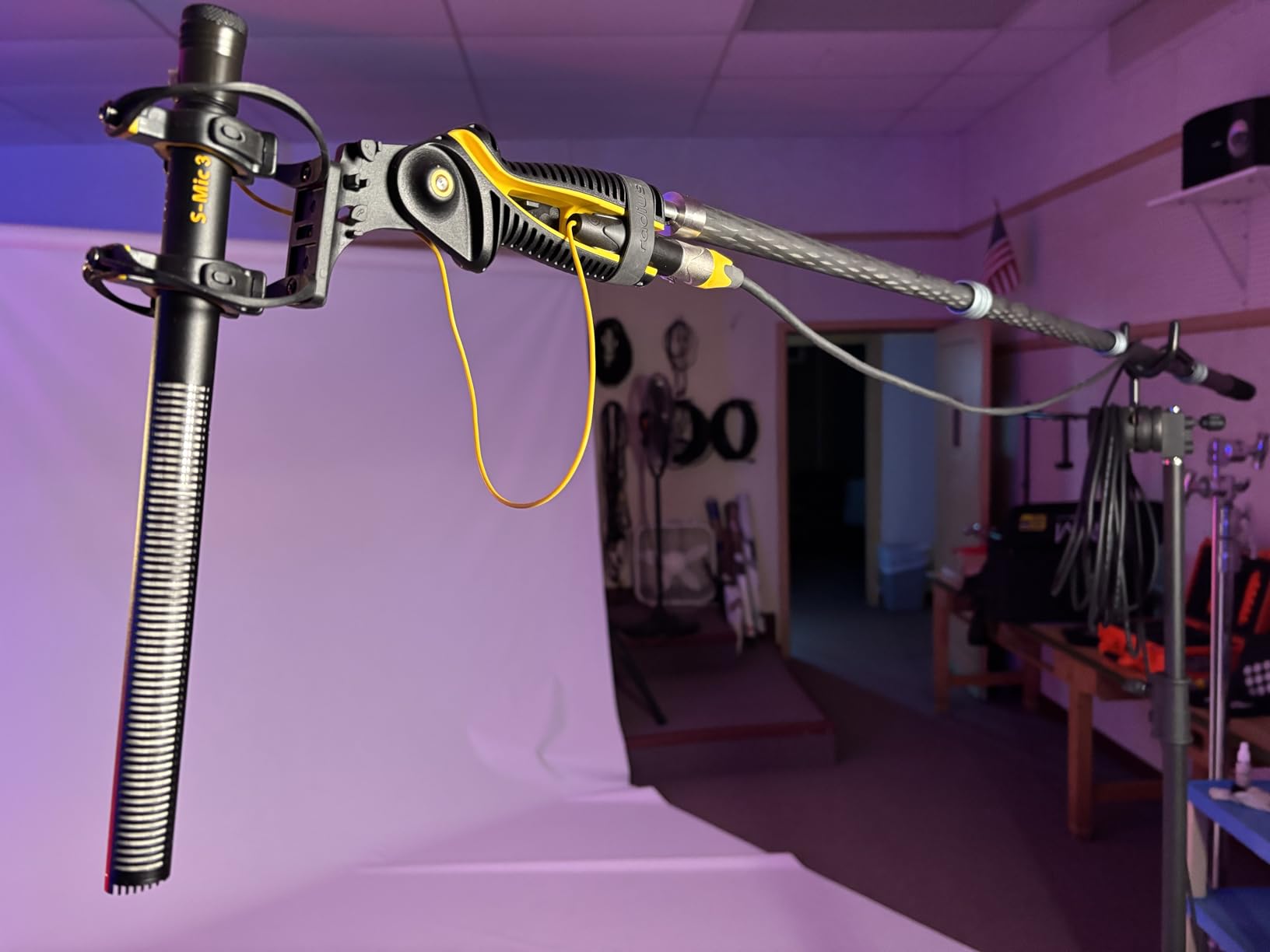 Heavy Duty C Stand with Boom Arm 6.9ft/210cm C Stands 100% Stainless Steel | 1*Sandbag 4*Clip 2*Grip Head light stand photography for Photography Studio Video Monolight Softbox Shooting customer photo 1