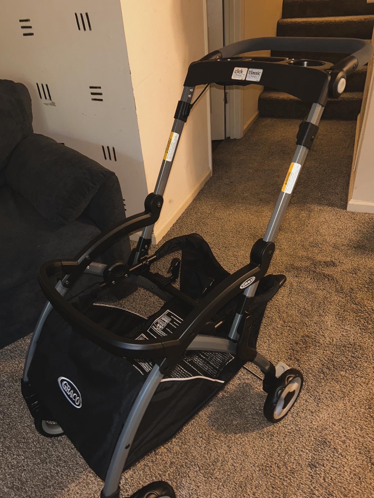 Graco® Gomax Frame Stroller, Accepts All Graco® Infant Car Seats, Backpack Style Lightweight Travel Stroller Frame customer photo 2