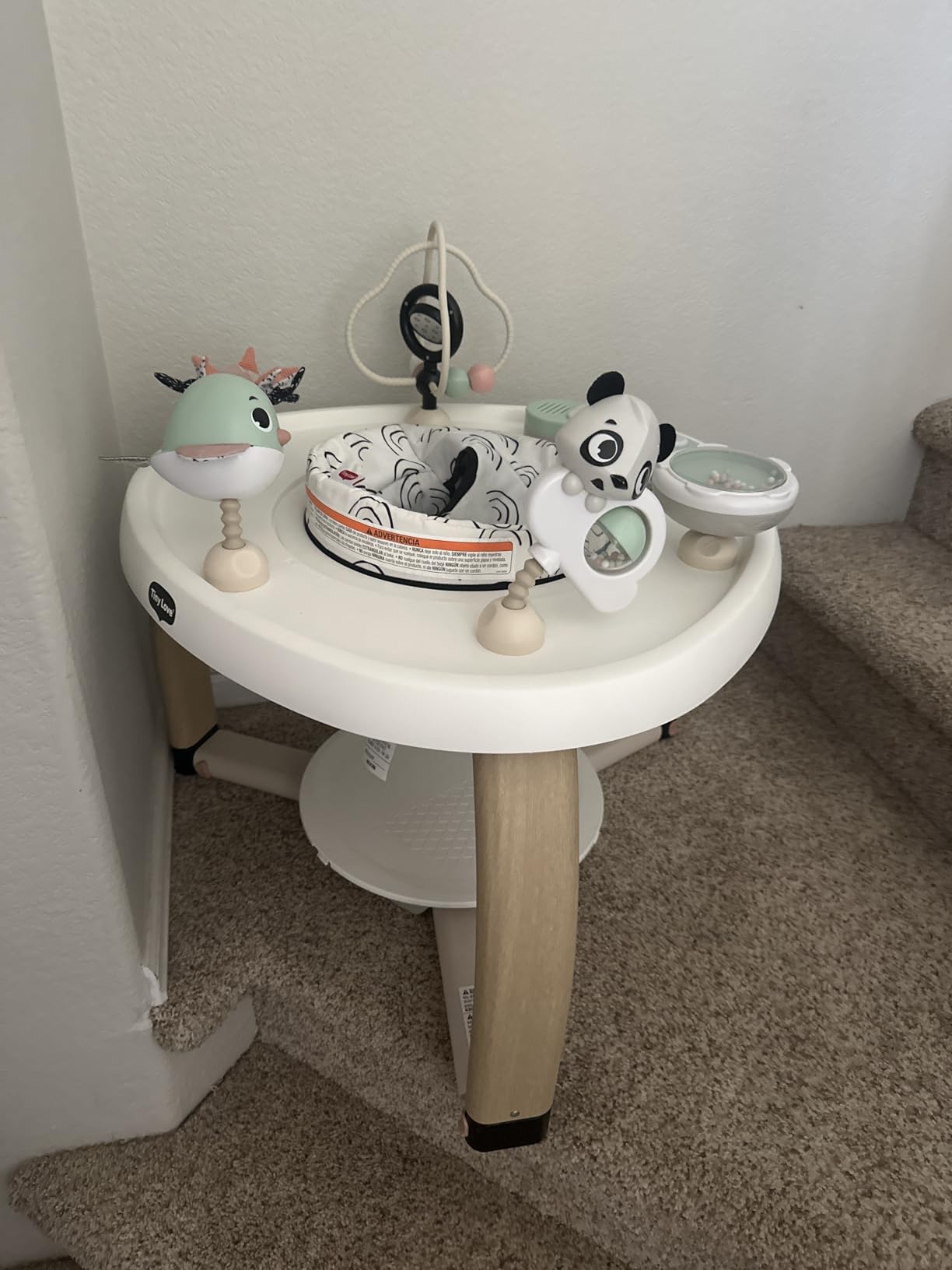 Tiny Love 5-in-1 Here I Grow Stationary Activity Center – Black & White Décor Collection, Black & White customer photo 1