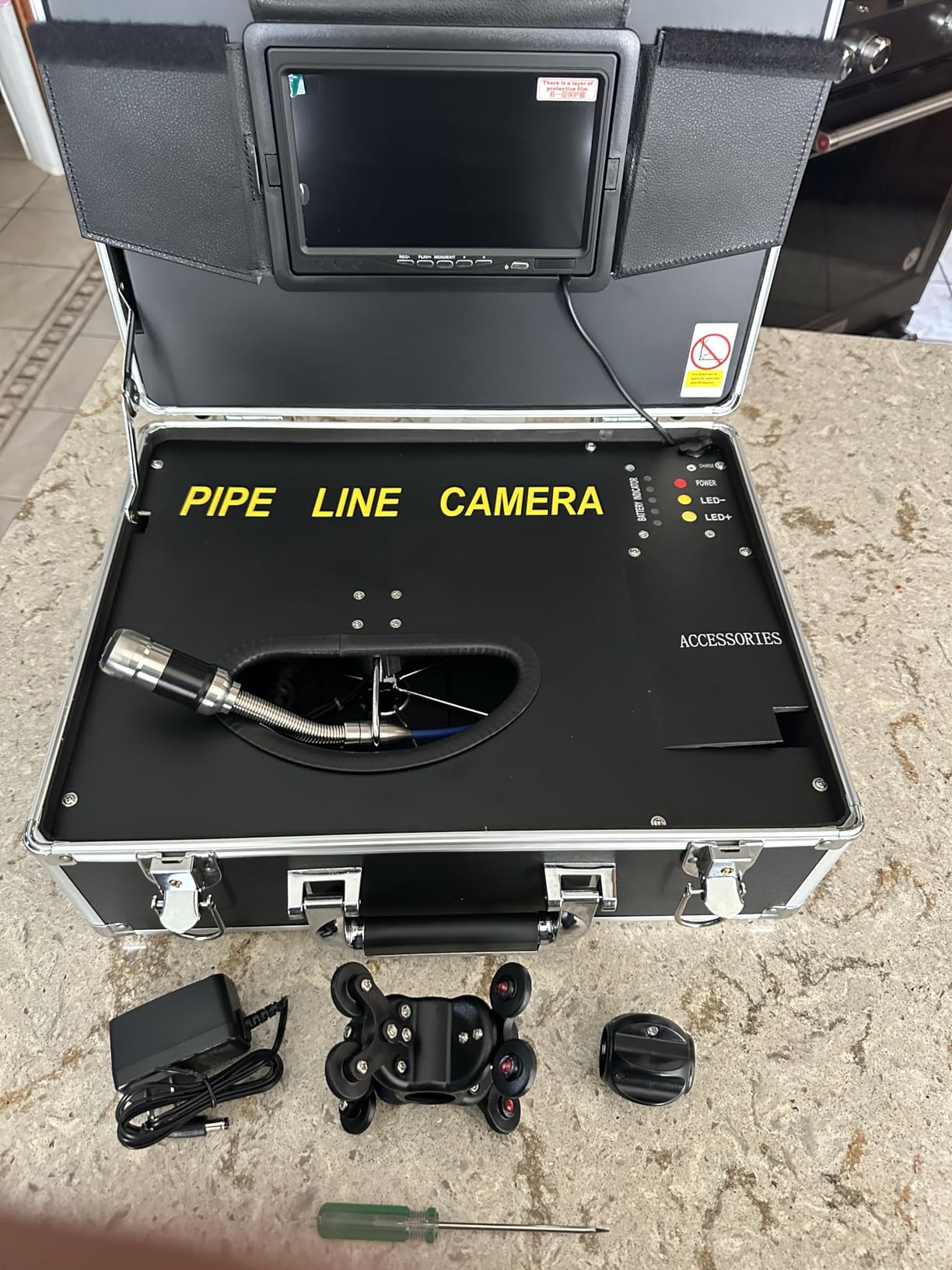 VEVOR Sewer Camera, 165 ft/50 m, 7