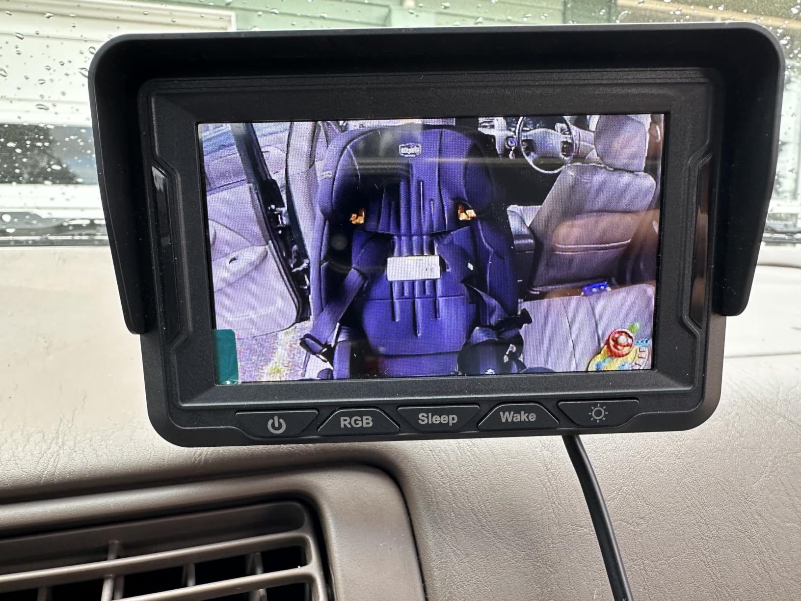 HD 1080P Baby Car Camera: Clear Picture Day Night, 150° Wide View customer photo 1