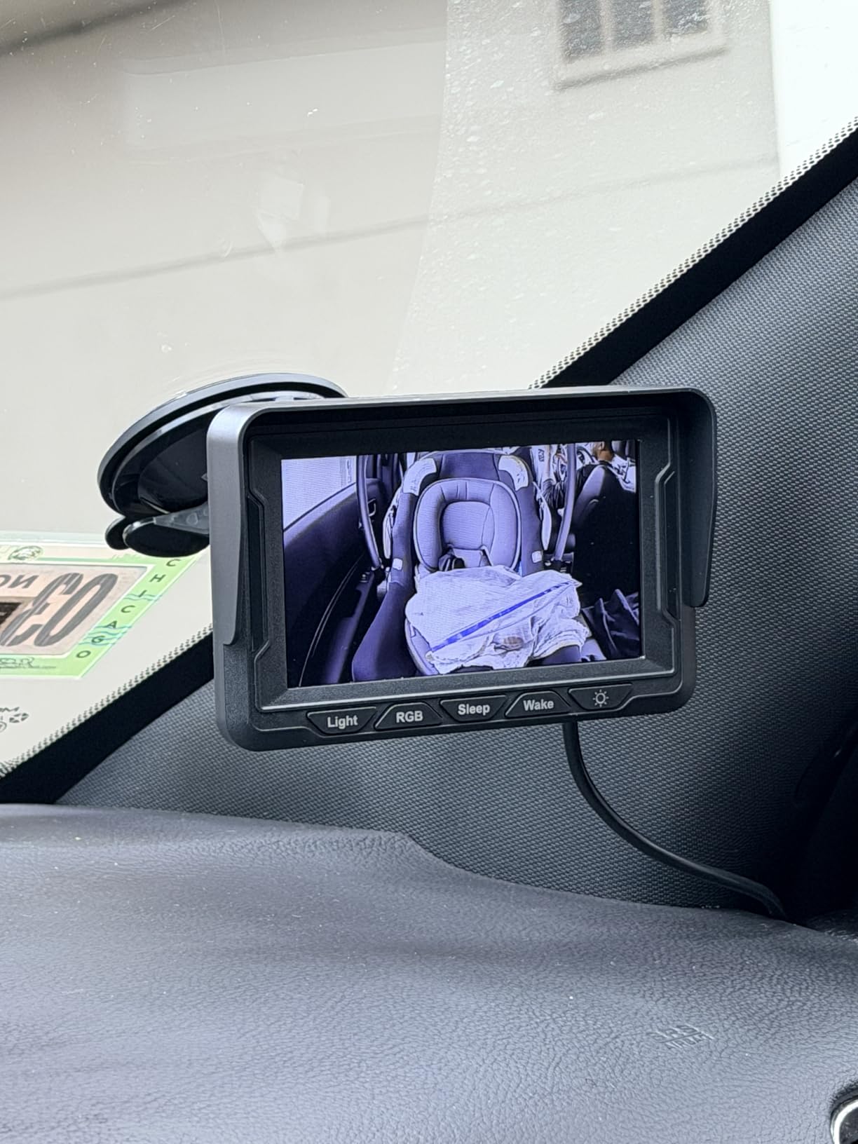 HD 1080P Baby Car Camera: Clear Picture Day Night, 150° Wide View customer photo 2