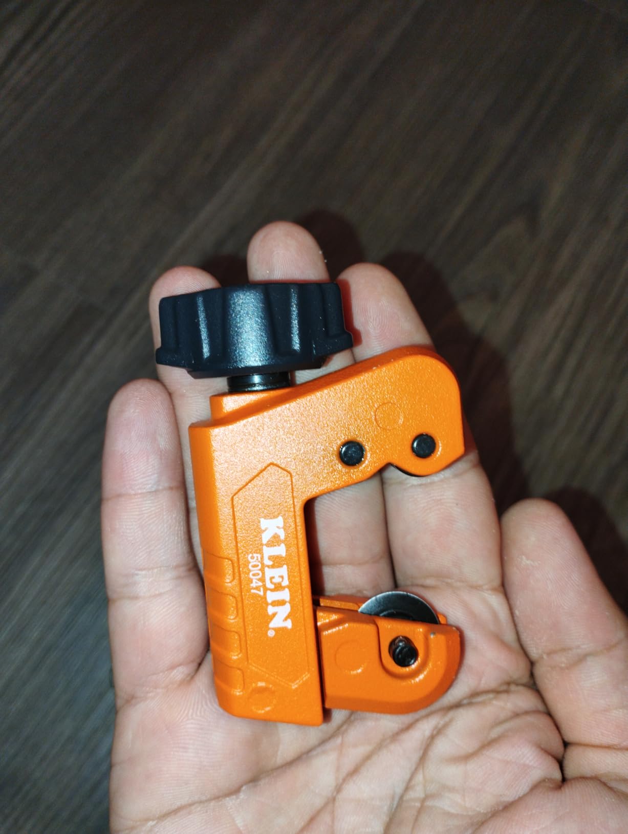 Klein Tools 50047 Mini Tubing Cutter, 1-1/8 Inch O.D. Cutting Capacity for Aluminum and Copper Tubing customer photo 1