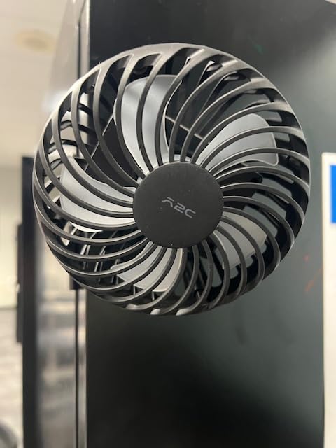 A2C Golf Cart Fan Rechargeable Magnetic Base Battery Operated Portable Fan customer photo 1