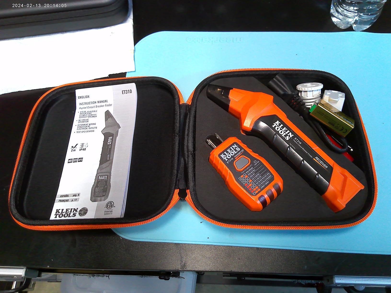 Klein Tools ET310KIT AC Circuit Breaker Finder Kit | Electric Tester, GFCI Tester, Leads, Adapters and Case customer photo 2