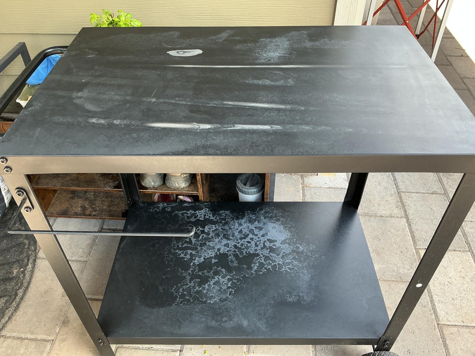 Yozoia Outdoor Grill Table for Blackstone Griddle, Grill Cart with Wheels customer photo 1