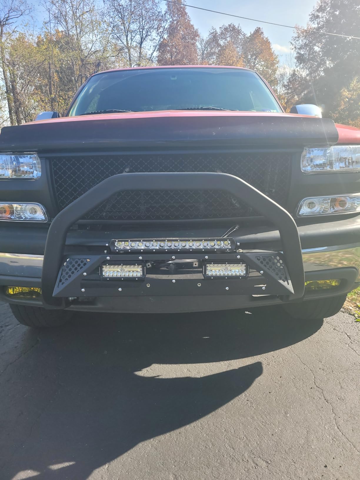 Nilight Bull Bar with Light for 2007-2018 Chevy Silverado GMC Sierra 1500 customer photo 1